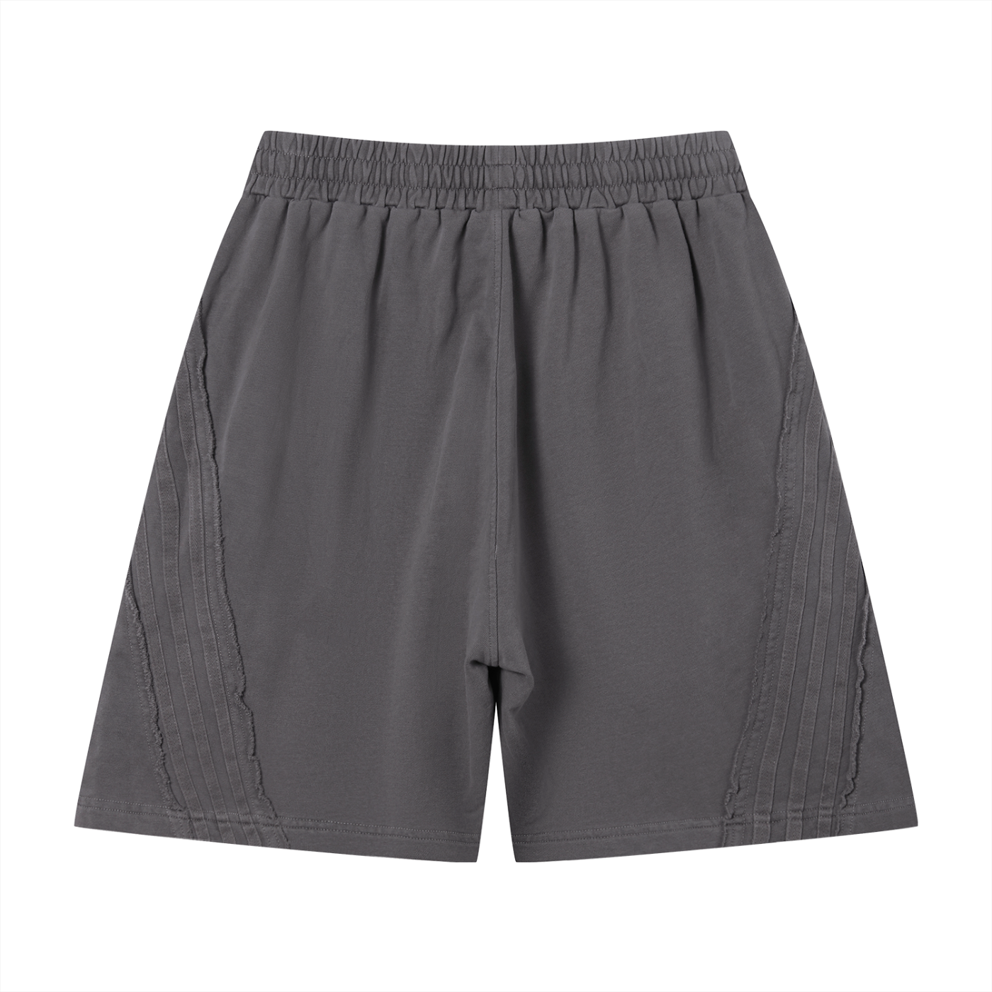 Unisex Vintage Wash Raw Edge Shorts