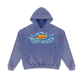Unisex Mineral Wash Distressed Hoodie