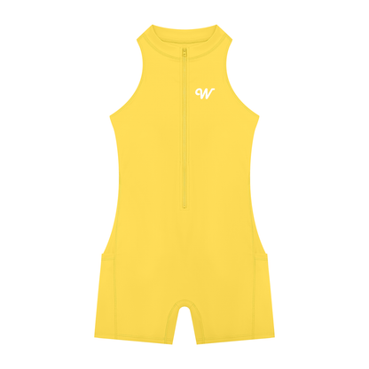 Women’s Quarter-Zip Yoga Romper