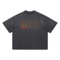 Vintage Washed Distressed Boxy Oversized T-Shirt