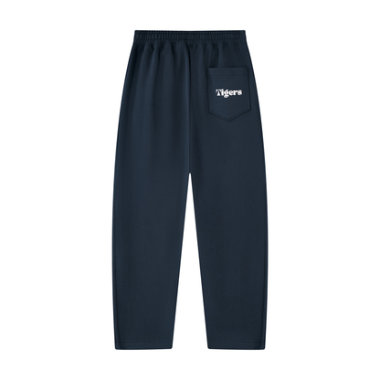 Unisex Tapered Straight Hem Sweatpants
