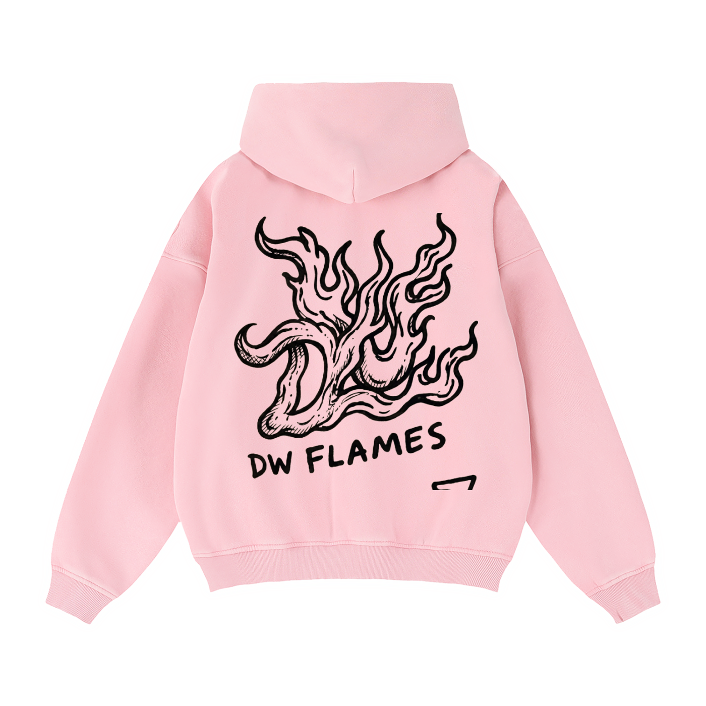 Zip-Through Boxy Fleece Hoodie
