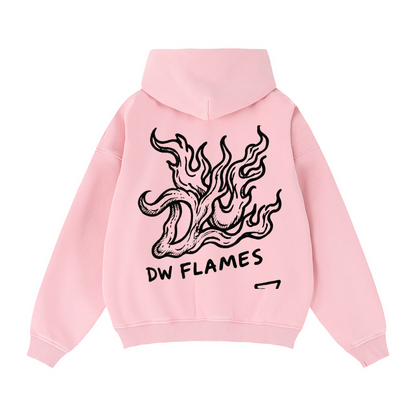Zip-Through Boxy Fleece Hoodie