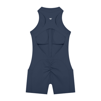 Women’s Quarter-Zip Yoga Romper