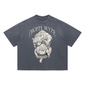 Vintage Washed Distressed Boxy Oversized T-Shirt