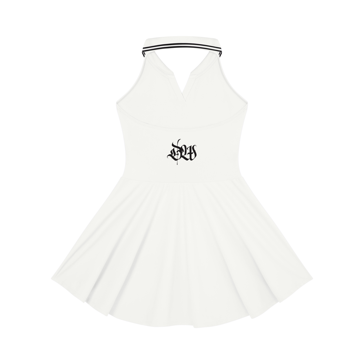 Women's Collared Halter A-Line Tennis Dress