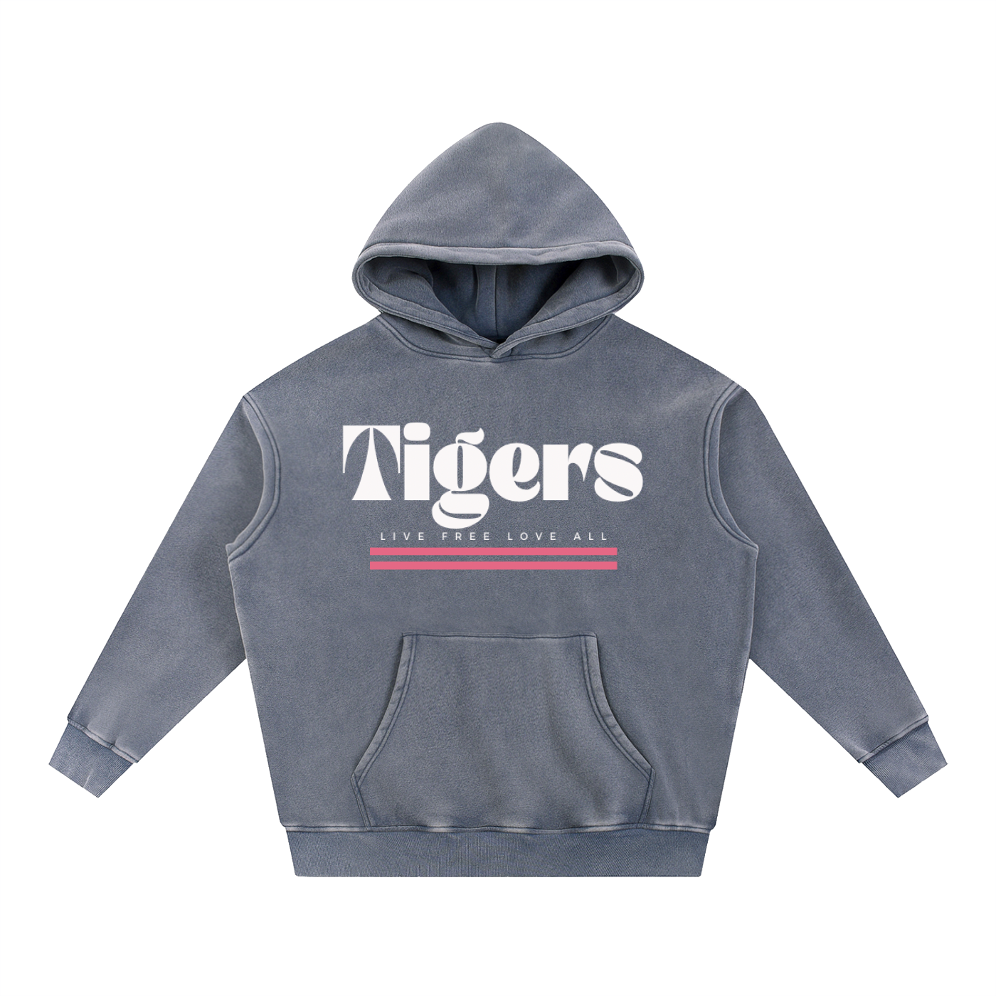 Snow Wash Fleece Oversize Hoodie