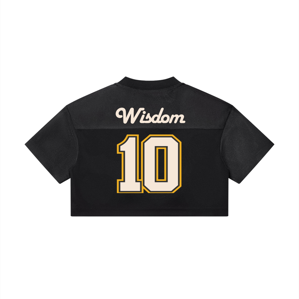 Women’s Cropped Paneled V-Neck Jersey