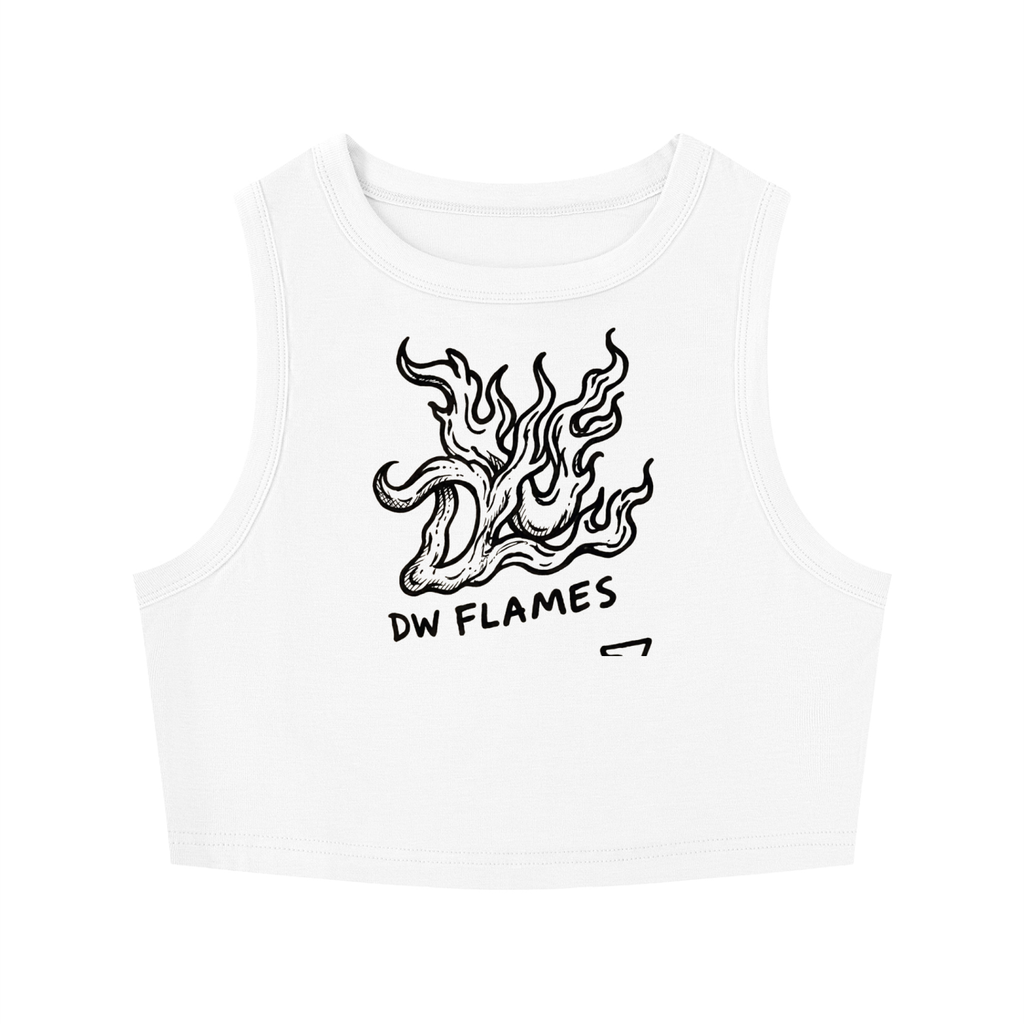 Women's Tight Crewneck Crop Tank Top