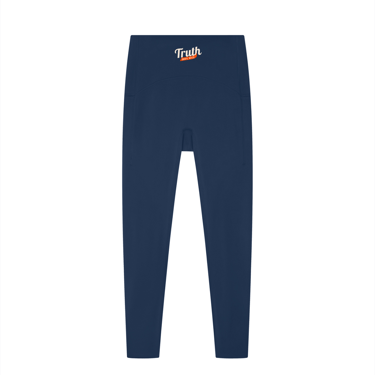 Women's High-Rise Ankle-Length Leggings in Navy Blue by DKRTL WYZE