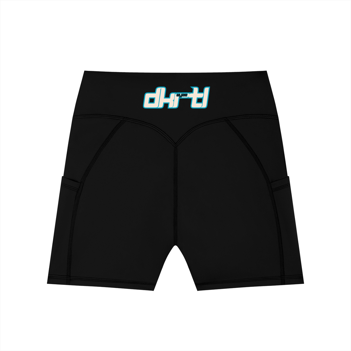 Women's High-Waisted Pocket Biker Shorts