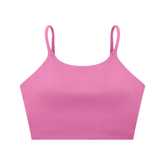 Spaghetti Strap Yoga Sports Bra in Purple by DKRTL WYZE