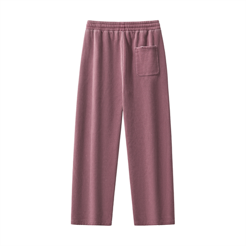 Frayed Enzyme Washed Fleece Sweatpants by DKRTL WYZE