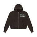 Unisex Mineral Wash Boxy Waffle Hoodie