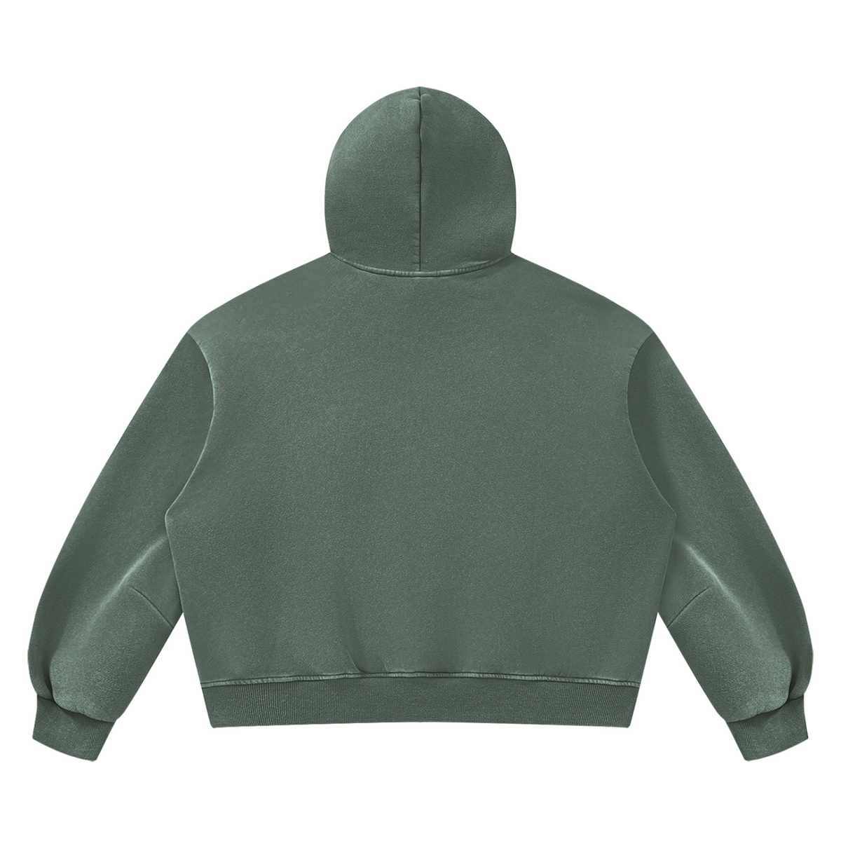 Unisex Vintage Wash Boxy Fleece Hoodie by DKRTL WYZE