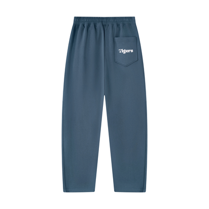 Unisex Tapered Straight Hem Sweatpants