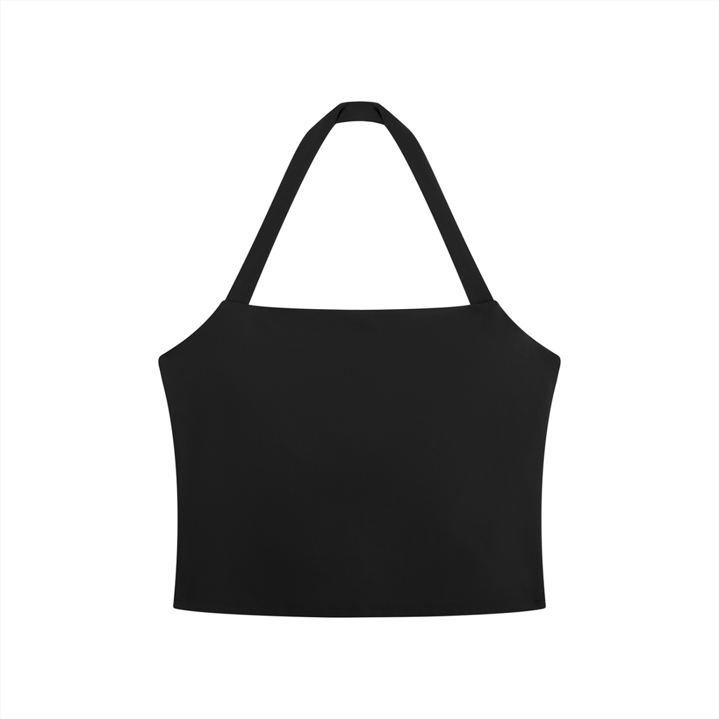 Women's Halter Crop Sports Bra