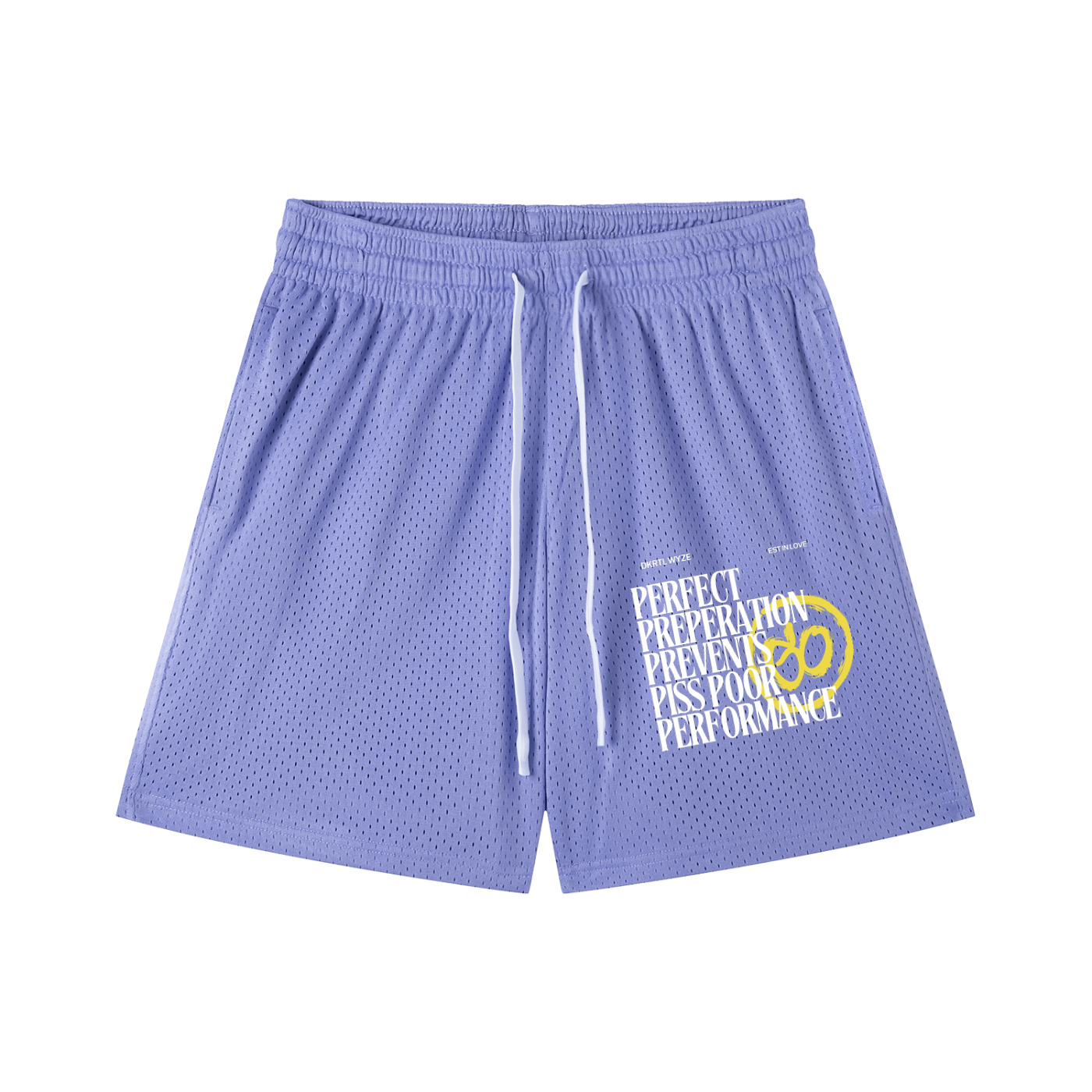 Mesh Drawstring Shorts