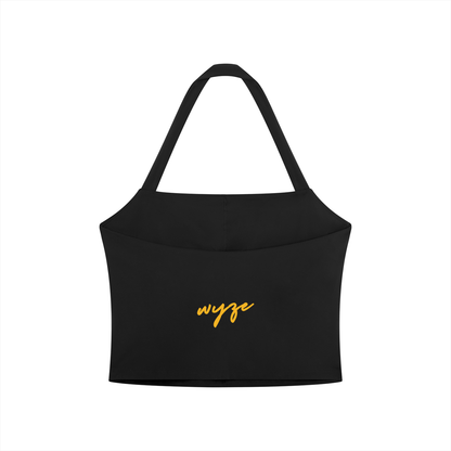 Women's Halter Crop Sports Bra