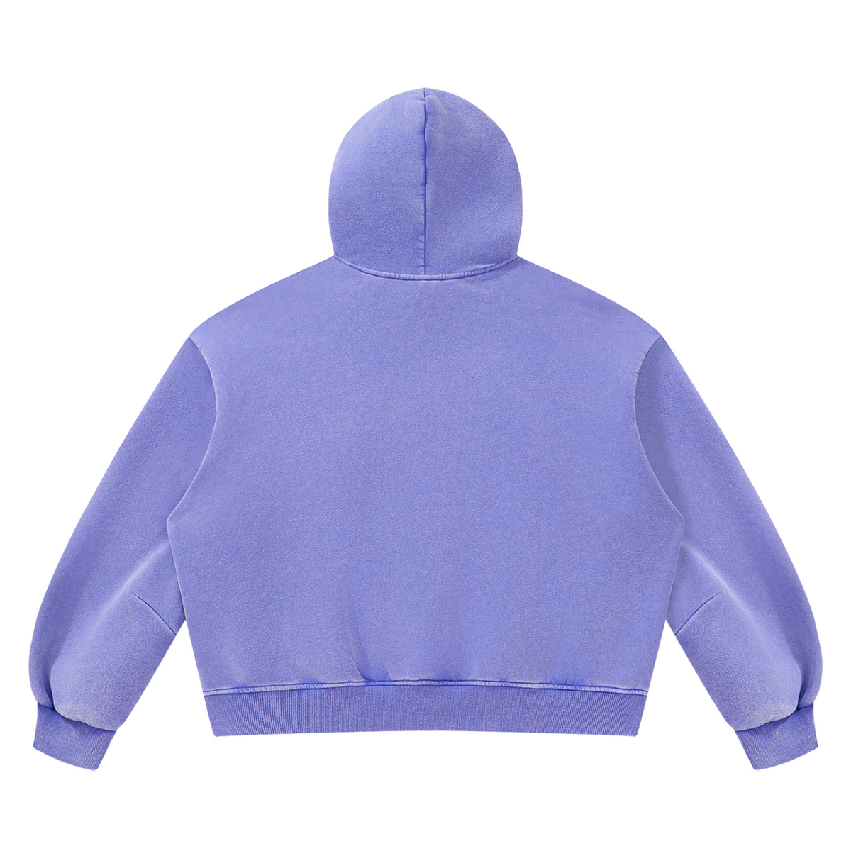 Unisex Vintage Wash Boxy Fleece Hoodie by DKRTL WYZE