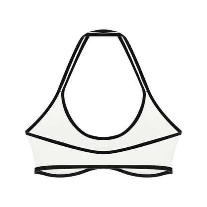 Women's Halter Color Block Yoga Sports Bra