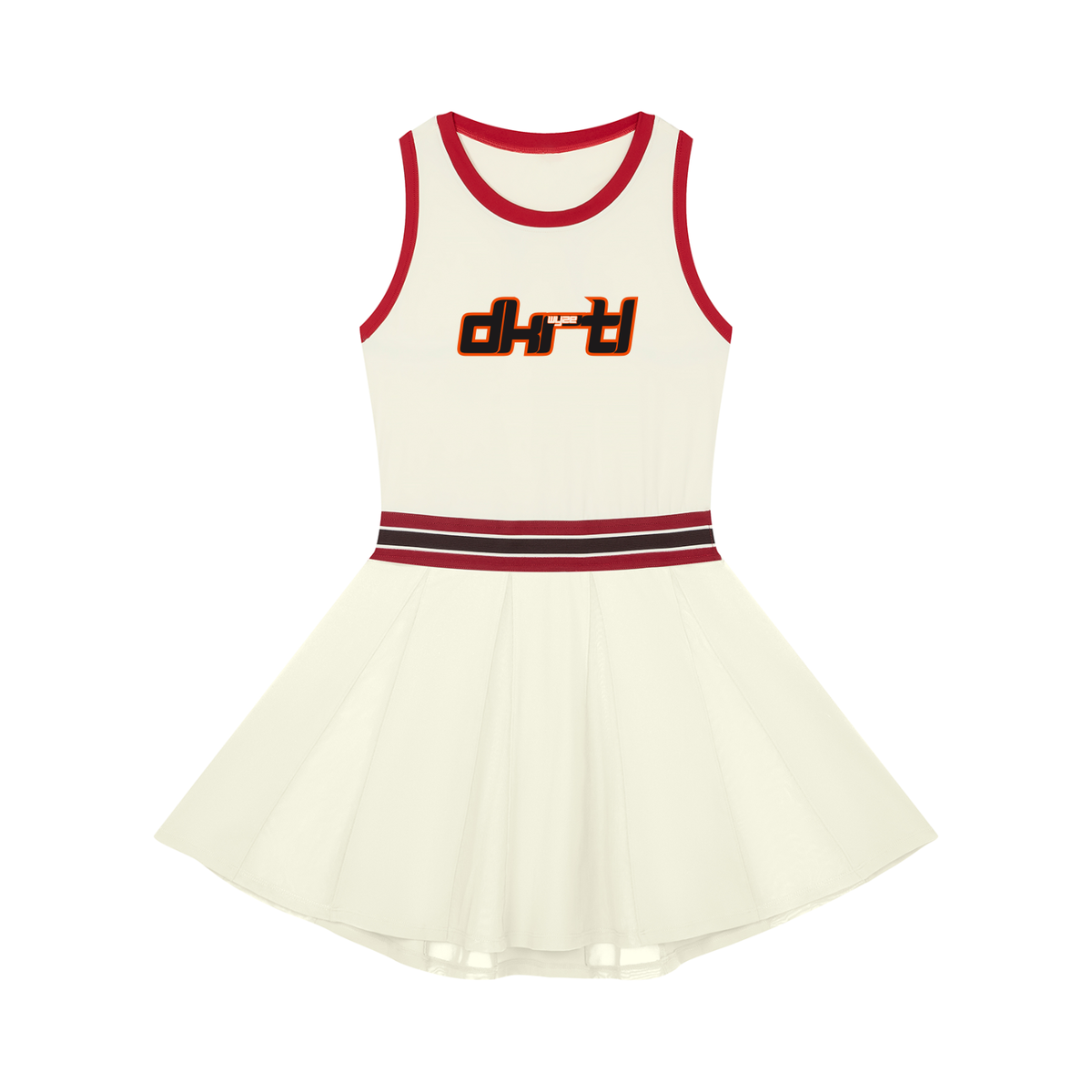 Women's Color Block A-Line Sleeveless Dress