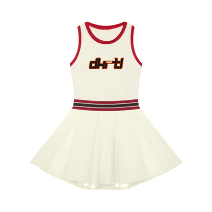 Women's Color Block A-Line Sleeveless Dress