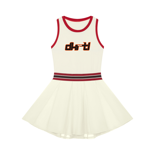 Women's Color Block A-Line Sleeveless Dress