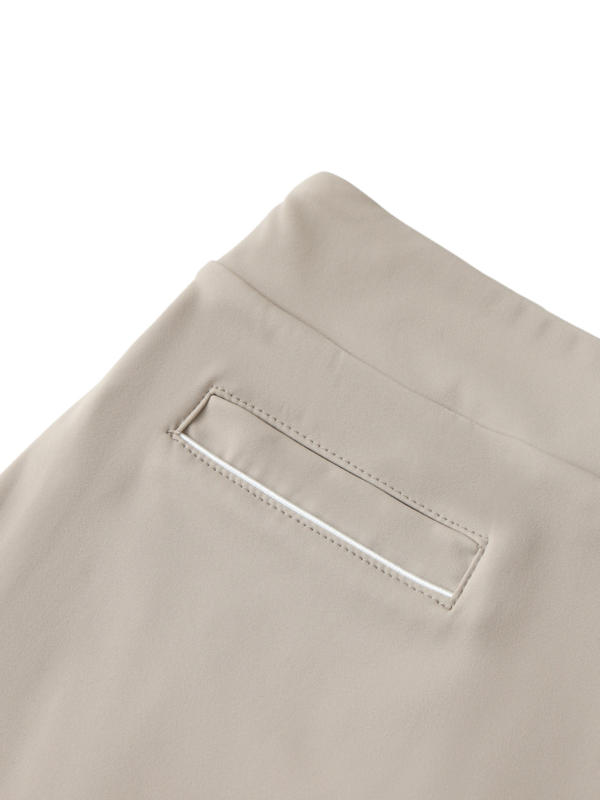 High-Waist Pocketed A-Line Skirt