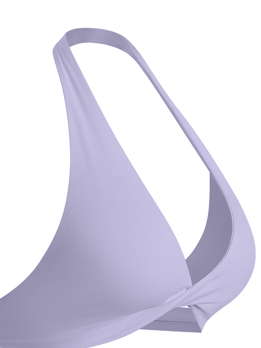 Women's Pleated Halter Sports Bra