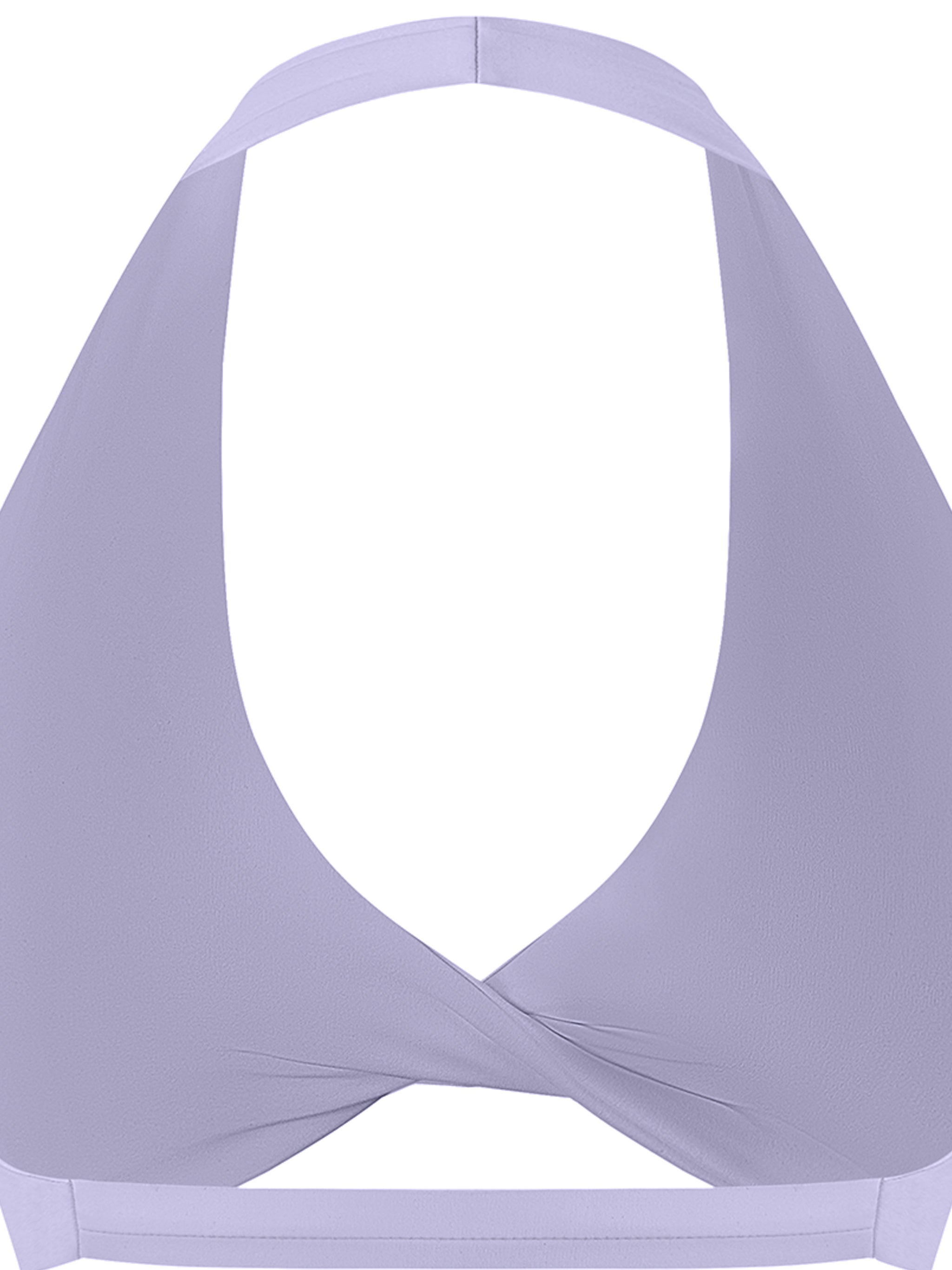 Women's Pleated Halter Sports Bra