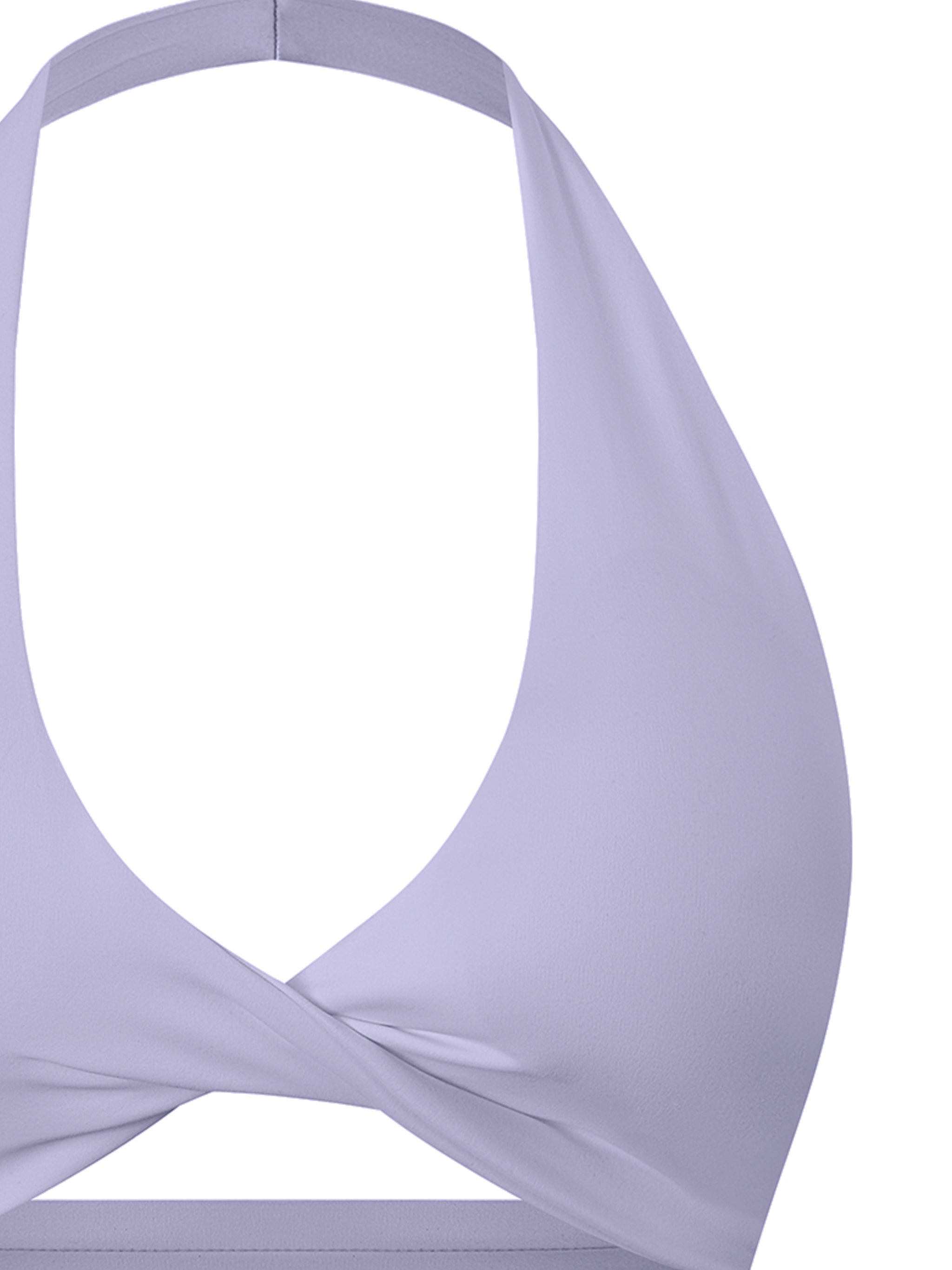 Women's Pleated Halter Sports Bra