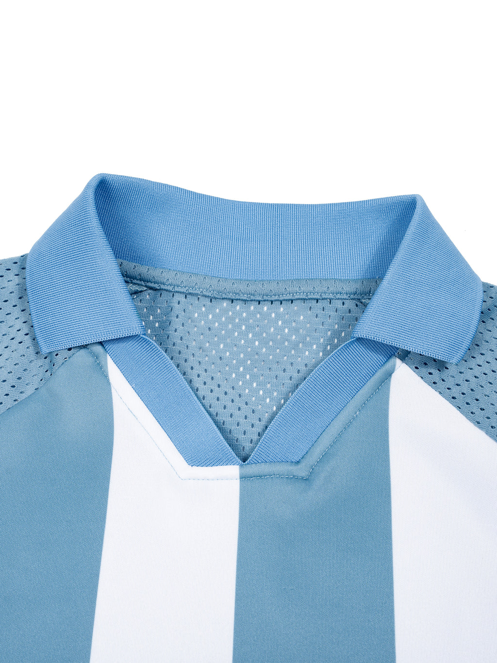 Unisex Striped Mesh Boxy Soccer Jersey