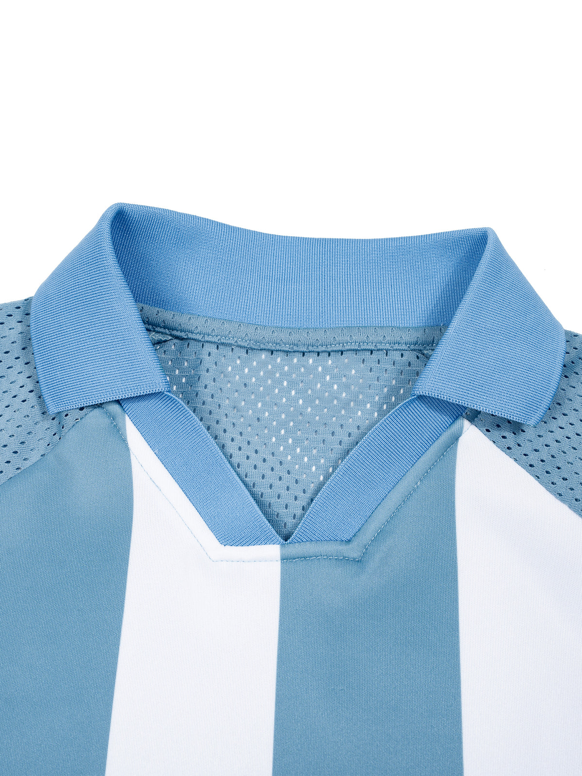 Unisex Striped Mesh Boxy Soccer Jersey
